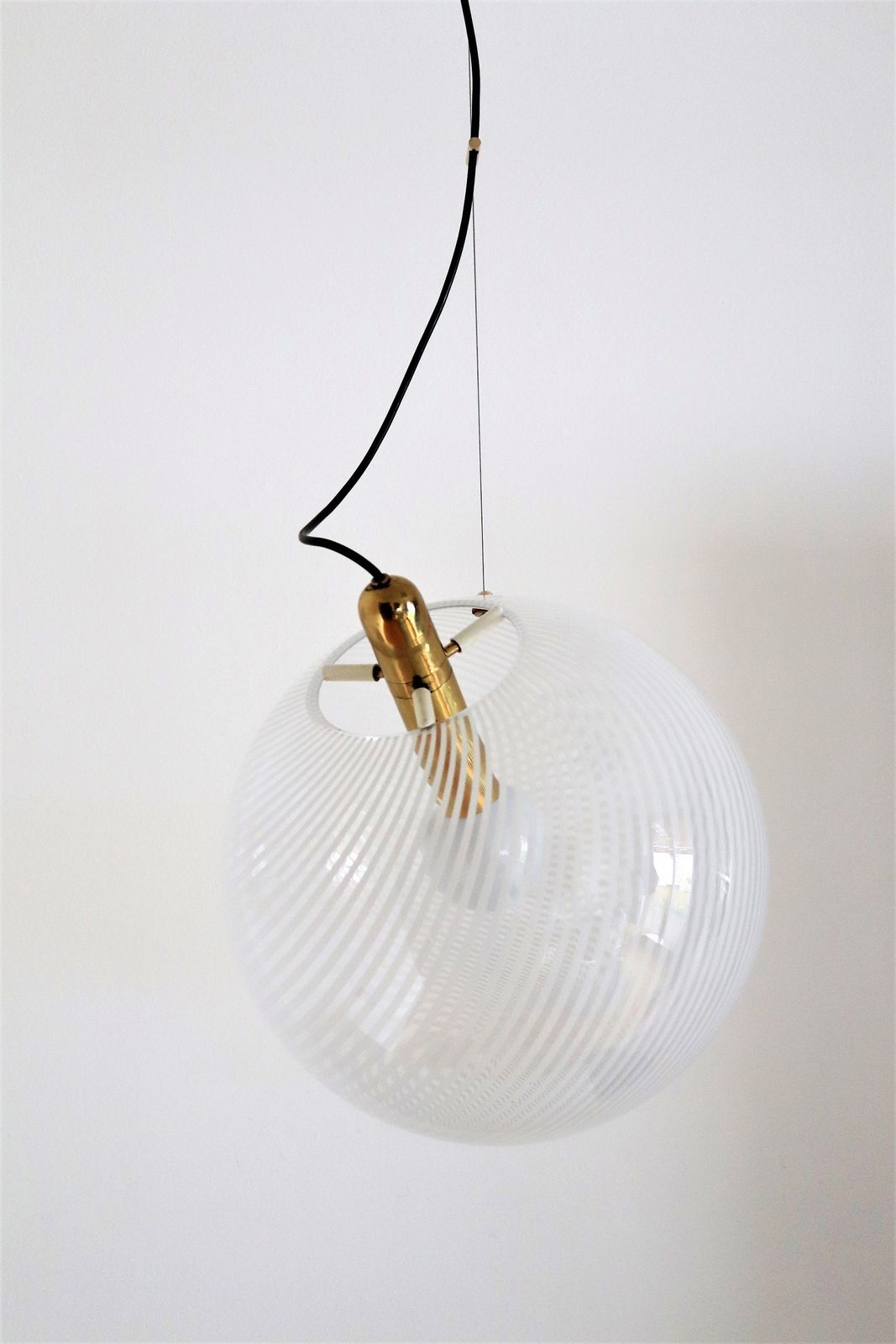 Italian Murano Glass Sphere By Ludovico Diaz De Santillana For Venini, 1980s photo vinterior