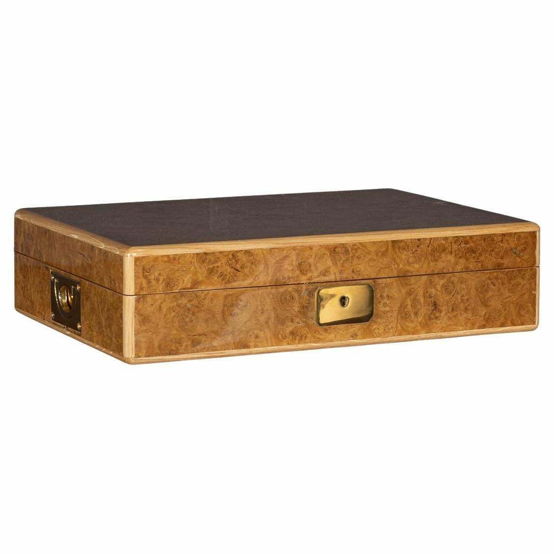 Contemporary Watch & Jewellery Box Made In Pollard Oak
