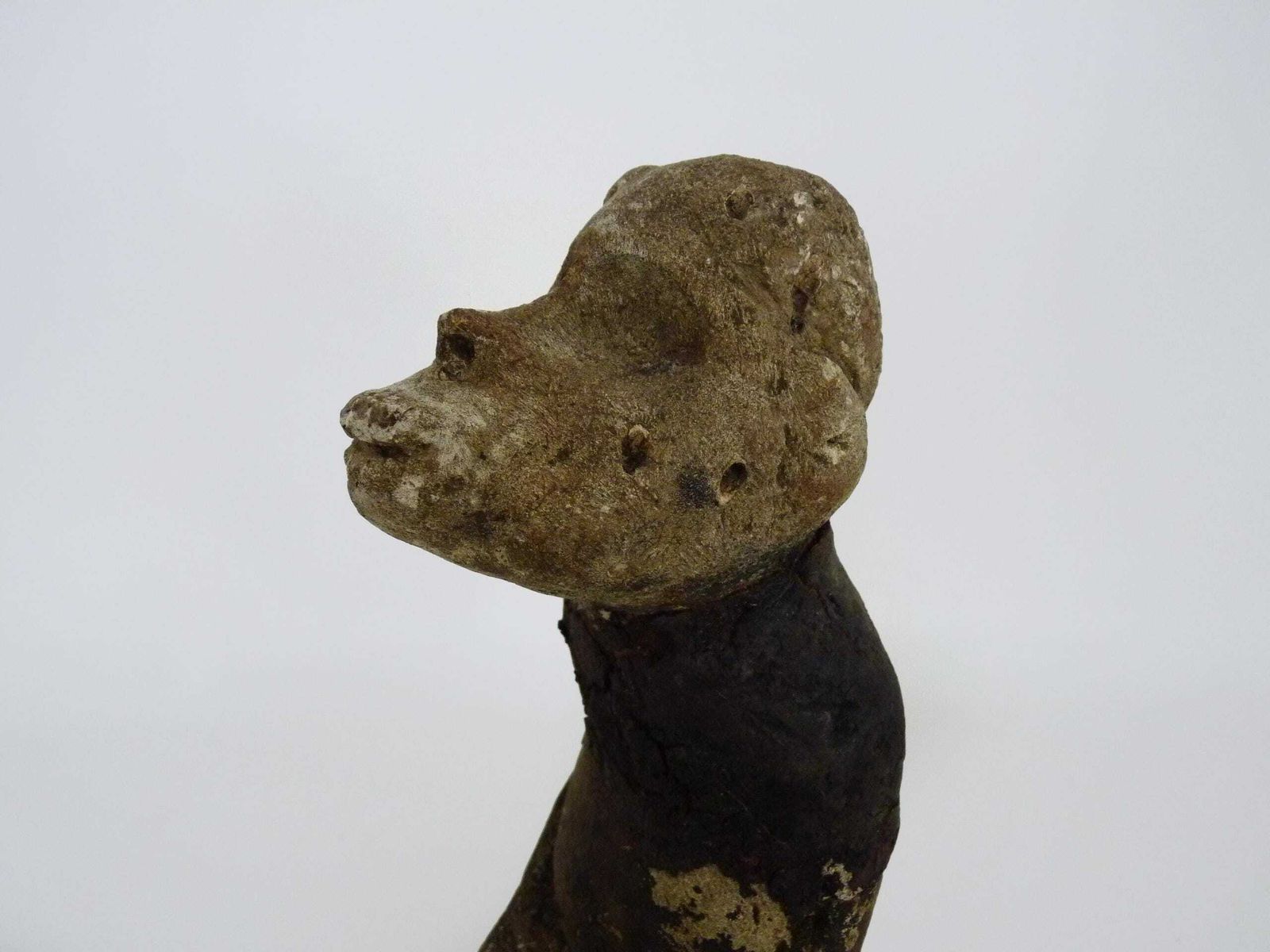 Old Anthropomorphic Stone Sculpture From Papua New Guinea Oceania. Ritual Stone 19th photo 1352.0