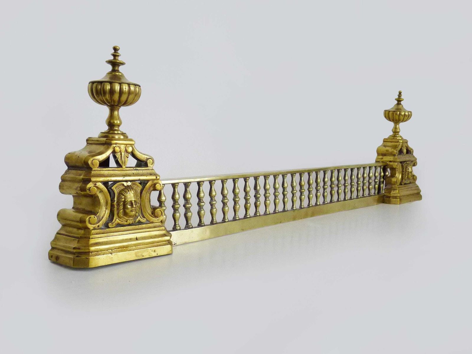 Fireplace Bar, Fireplace Bar, Fire Bar, Gilded Bronze Fireplace Front photo Home Fixtures