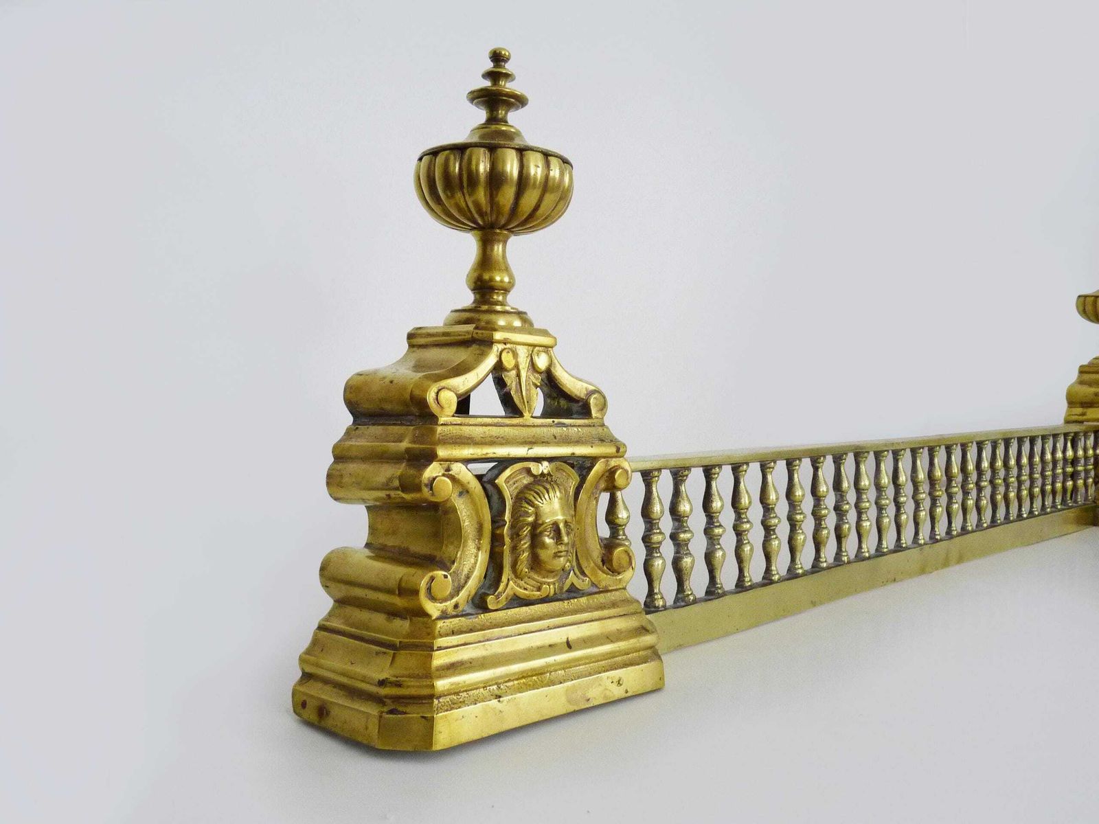 Fireplace Bar, Fireplace Bar, Fire Bar, Gilded Bronze Fireplace Front photo vinterior