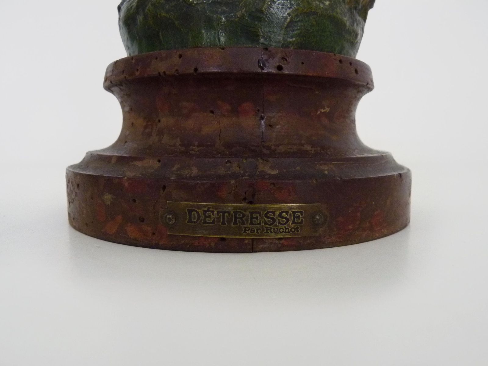 Charles Ruchot (1871 1954) Spelter Sculpture "Détresse photo 241.0