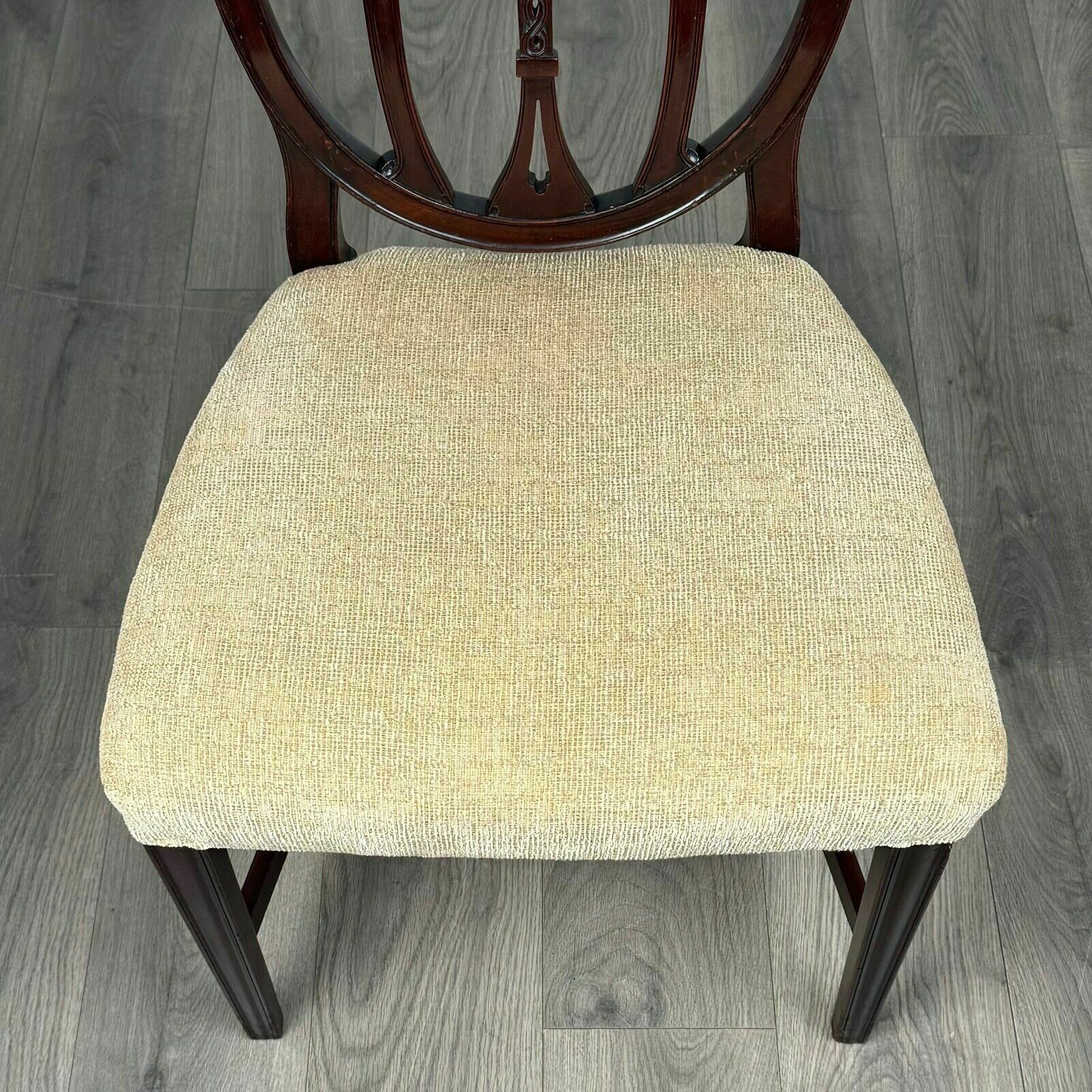 Antique 18th Century Set Of 8 Hepplewhite Style Dining Chairs photo vinterior