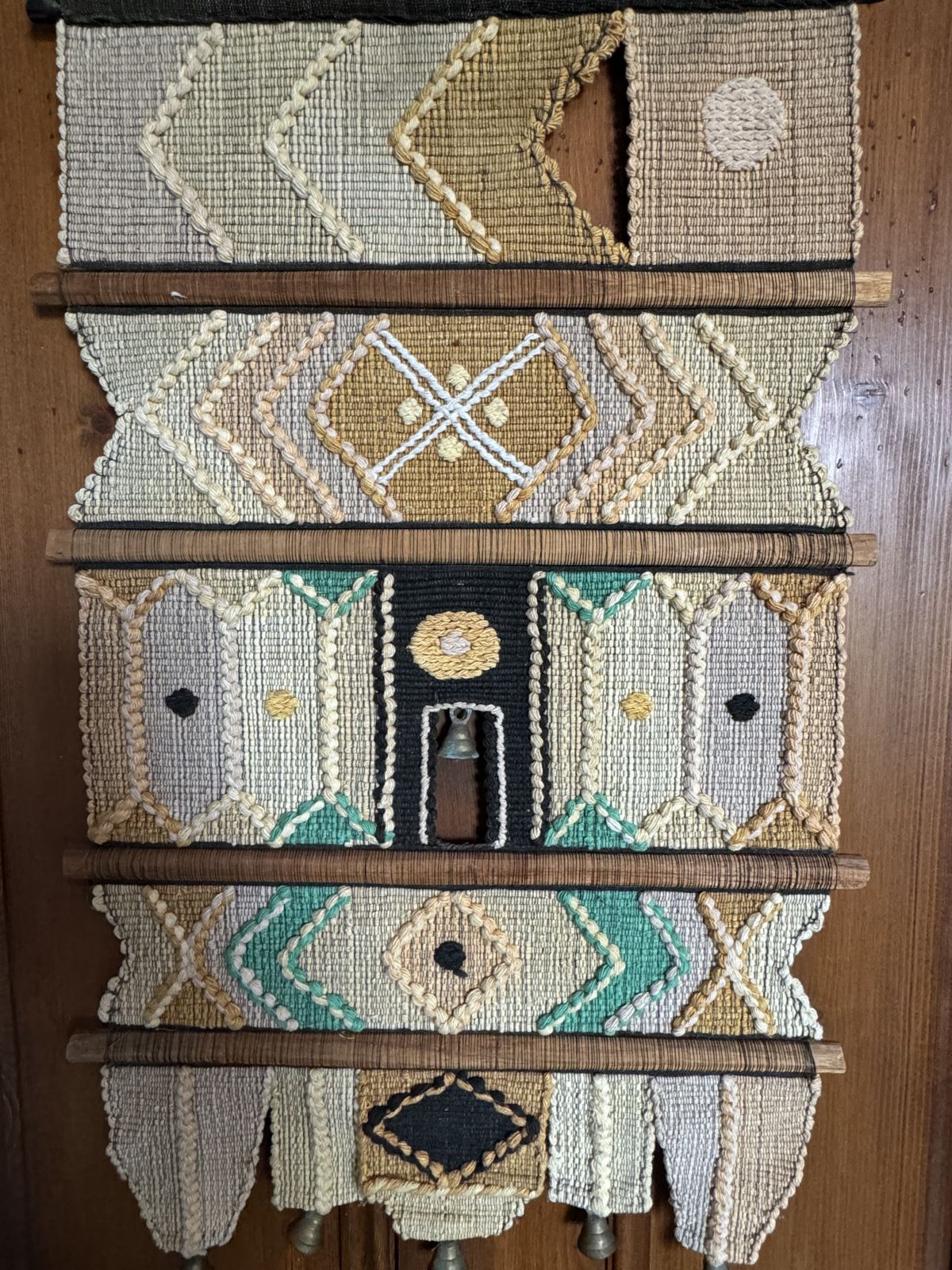 Don Freedman Vintage Macrame Fibre Art Wall Hanging