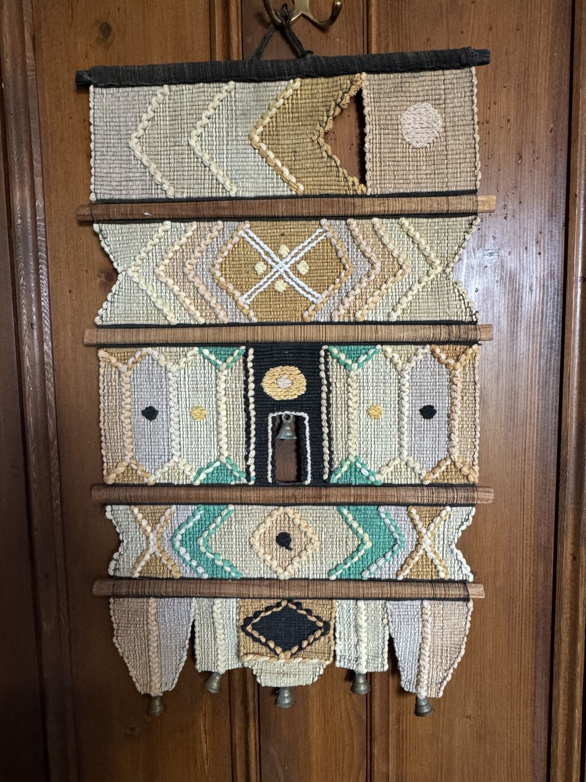 Art Don Freedman Vintage Macrame Fibre Art Wall Hanging photo