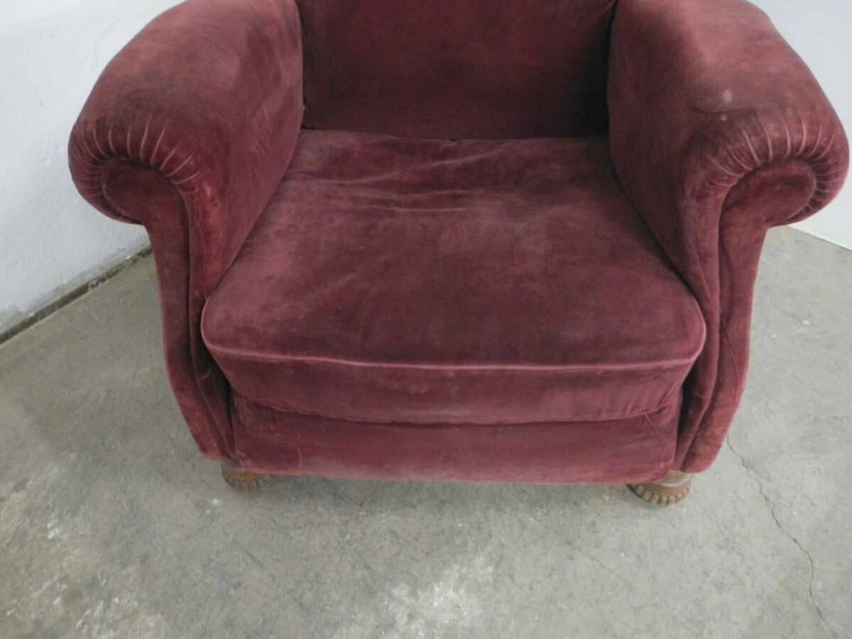 Furniture Italian Lounge Chair, 1950s, Vintage photo