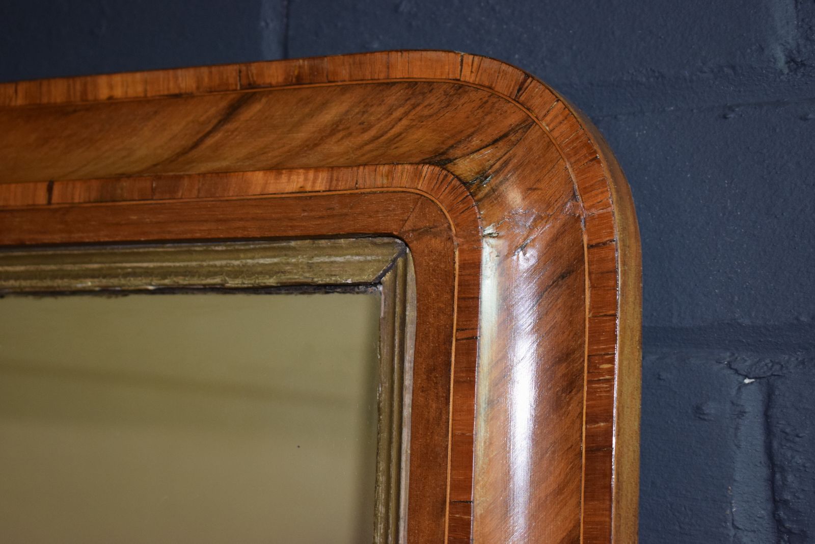 French Walnut Over Mantel, 1800s photo for sale