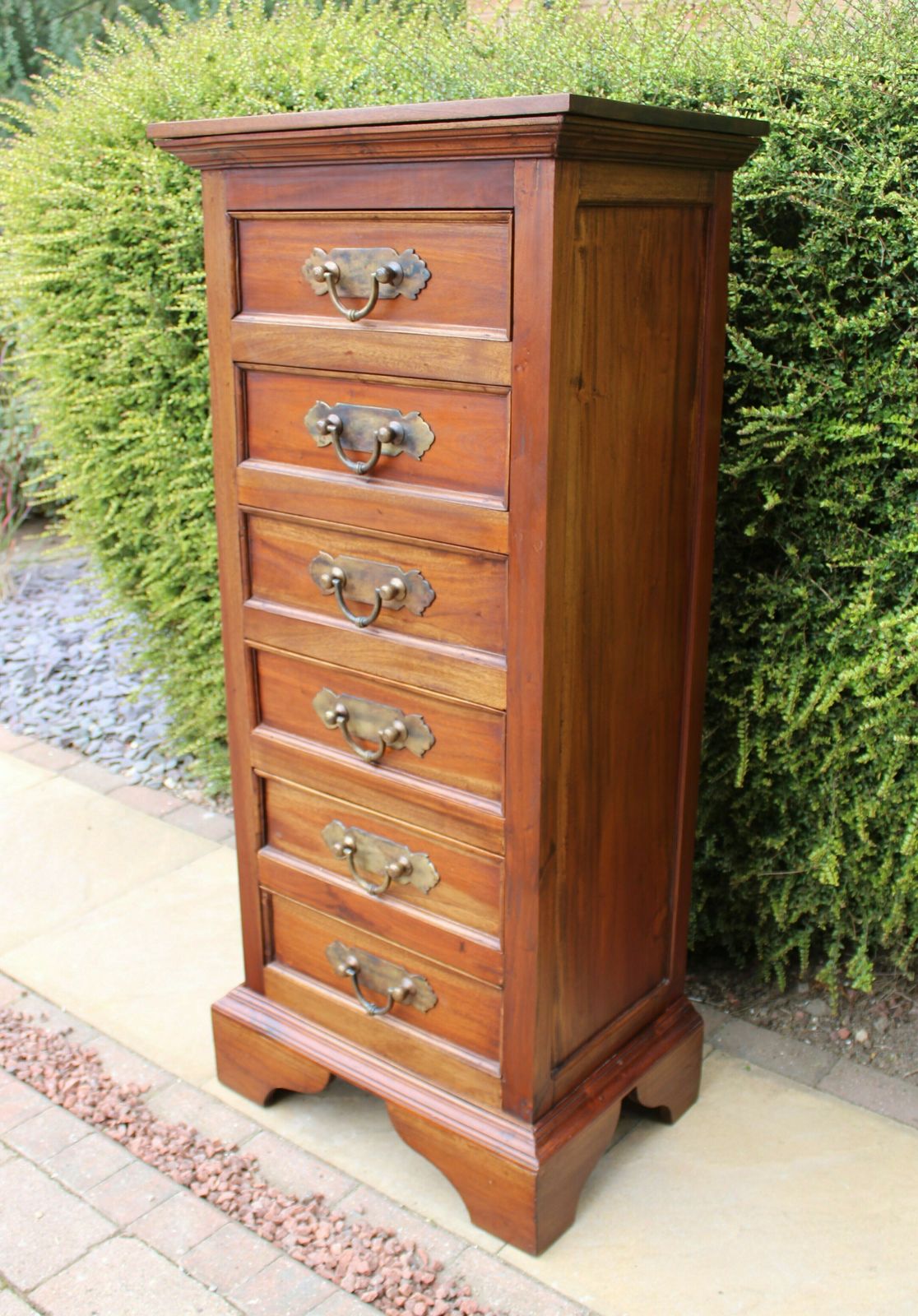Large Solid Rosewood Chest Of Drawers/Tallboy photo vintage