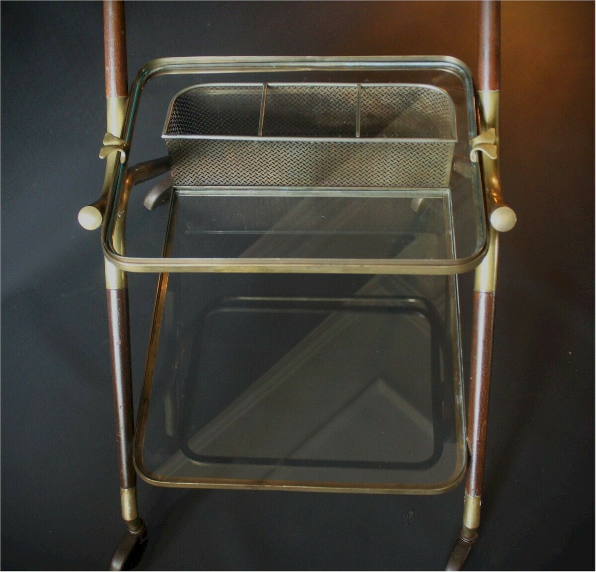 Mid Century Drinks Trolley Attributed To Cesare Lacca, Italy C.1950s photo vinterior