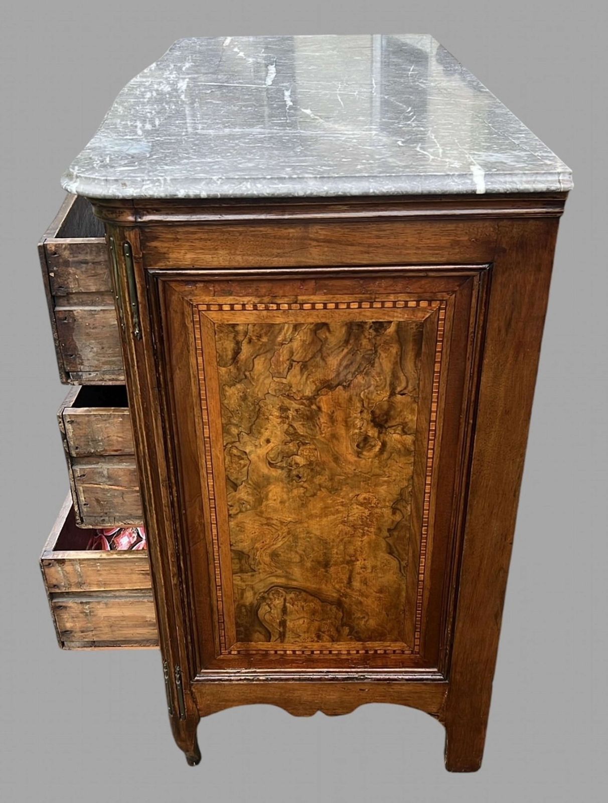 A Late 19th Century Continental Marble Topped Commode photo 1945.0
