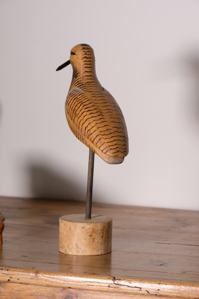 Painted & Hand Carved Folk Art Bird 1001868 photo for sale