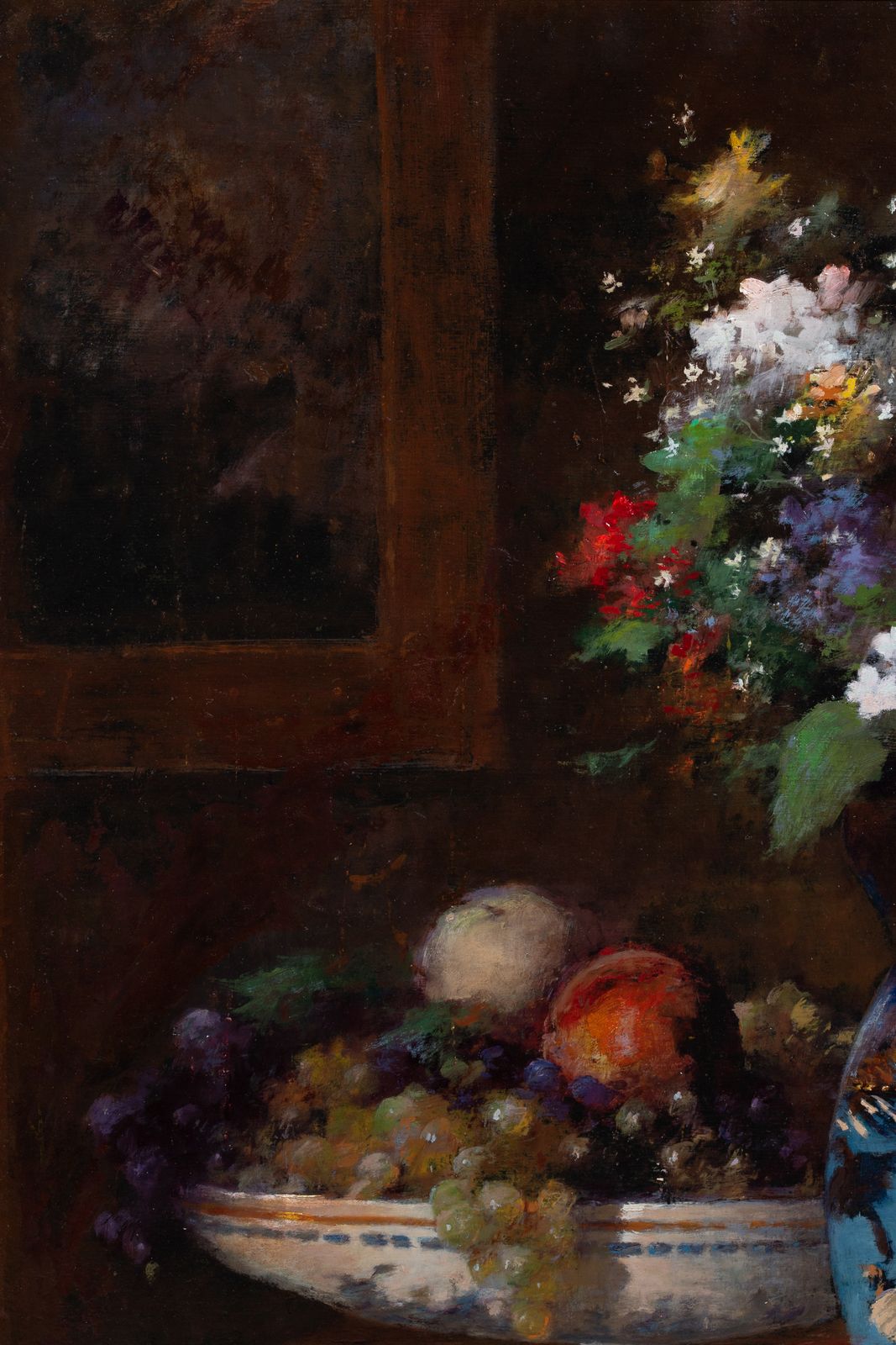 6500.0 'Still Life With Flowers And Fruit ' By Jean Eritziane (Smyrna 1850 – 1925 Paris) photo