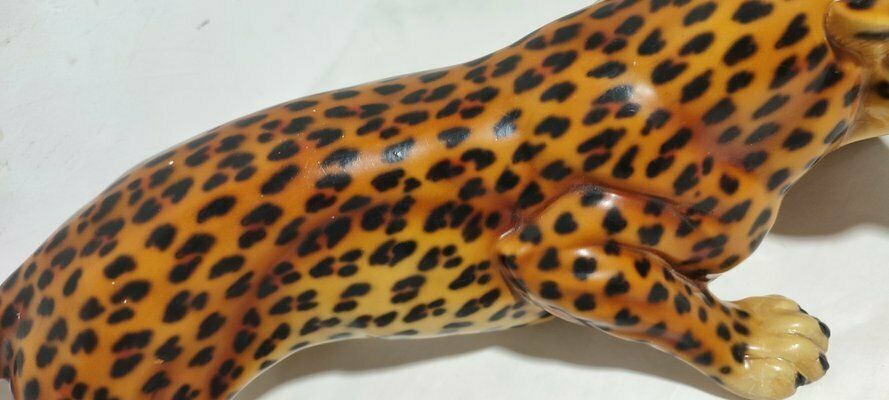 Ceramic Tiger, Spain, 1970s photo for sale