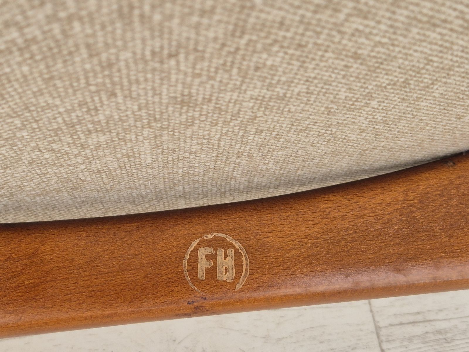 Meubels Ca. Jaren 1960, Deens Design Door Alf Svensson, Fauteuil Model 4331 Voor Fritz Hansen, Opnieuw Bekleed. photo