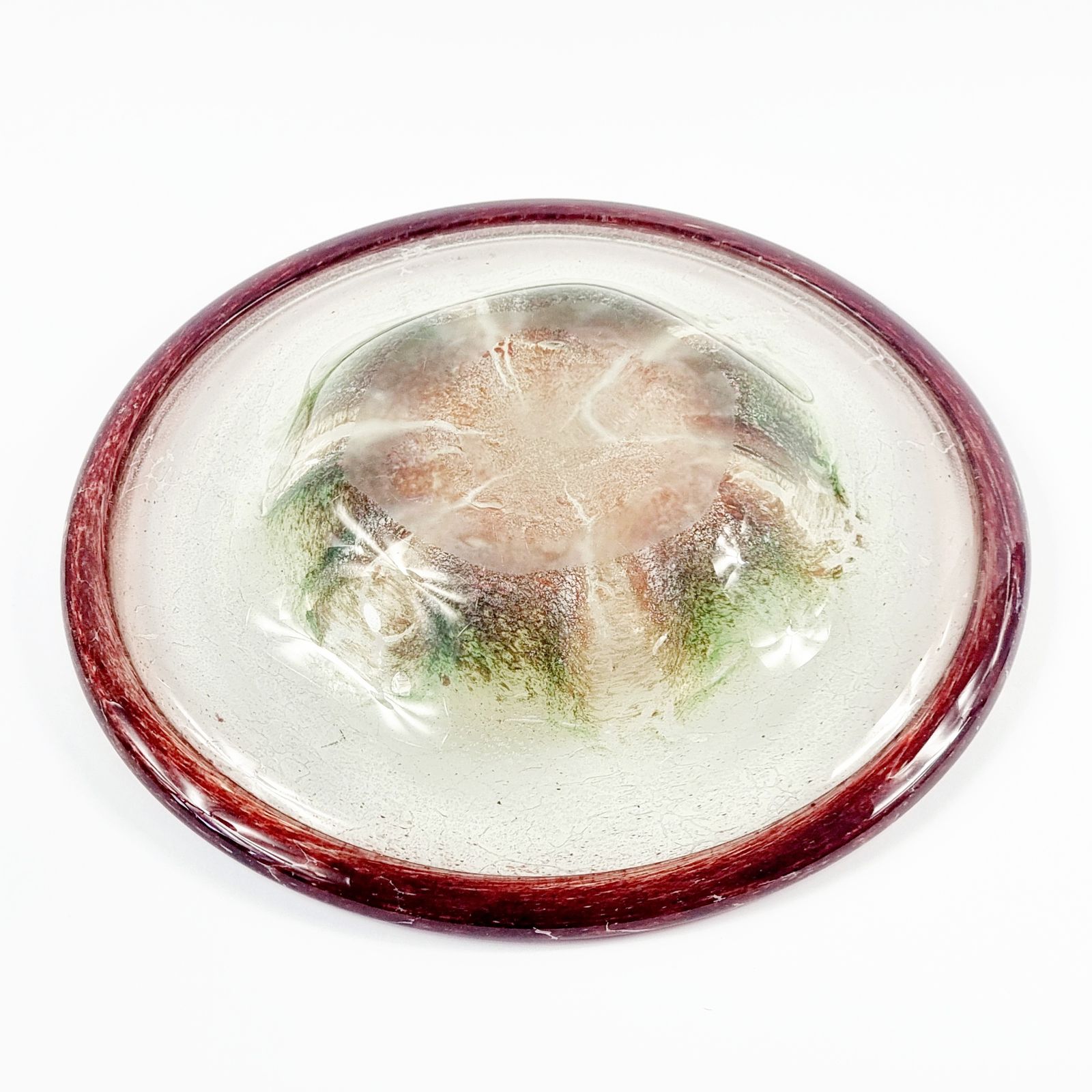 Very Large Art Deco Ikora Art Glass Bowl/Centerpiece By Karl Wiedmann For Wmf, Germany, 1920s/30s photo vinterior