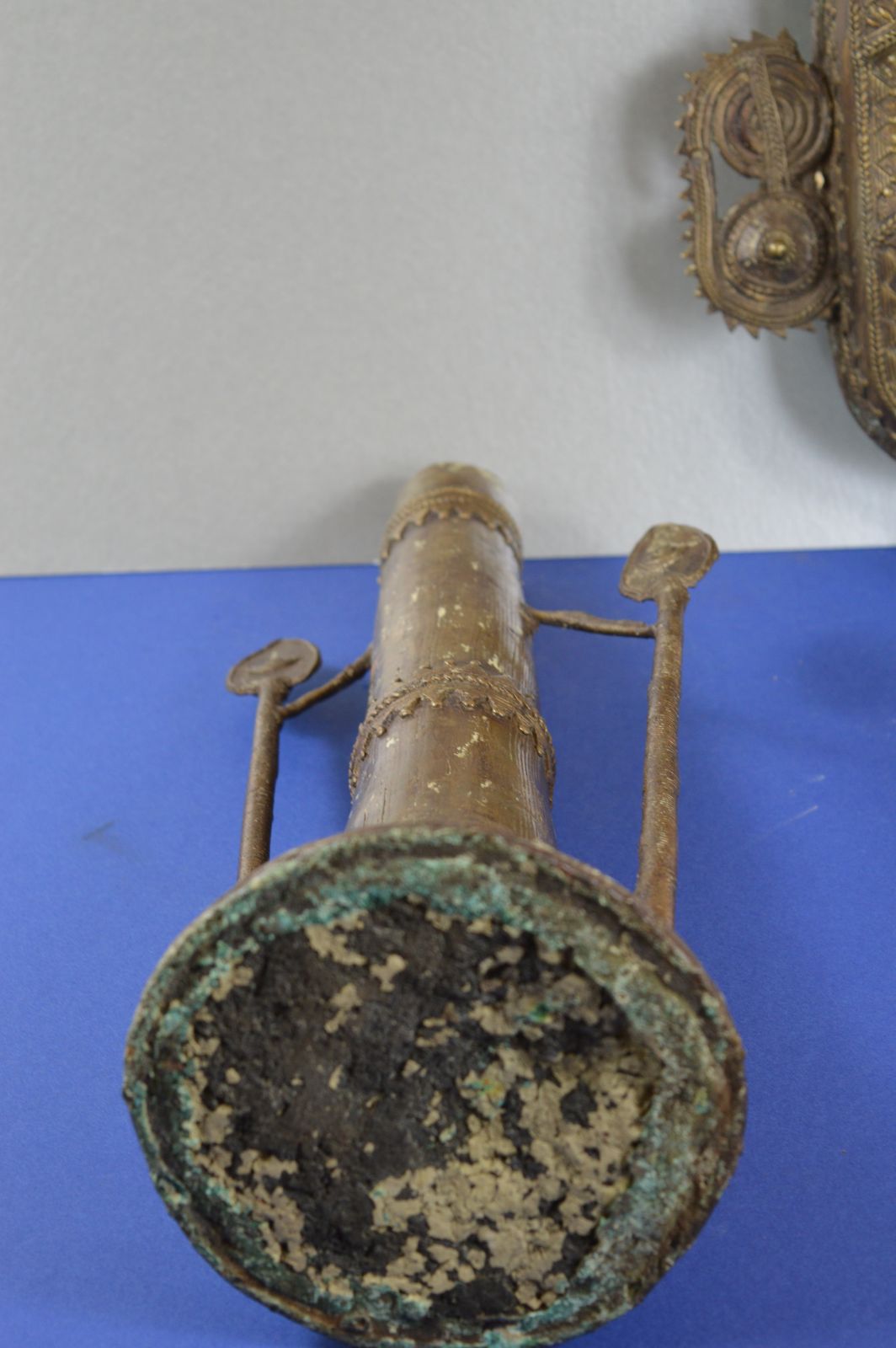 Large (68cm Tall) Early 20th Century African Bronze Ashanti King Statue,C1900. photo furniture