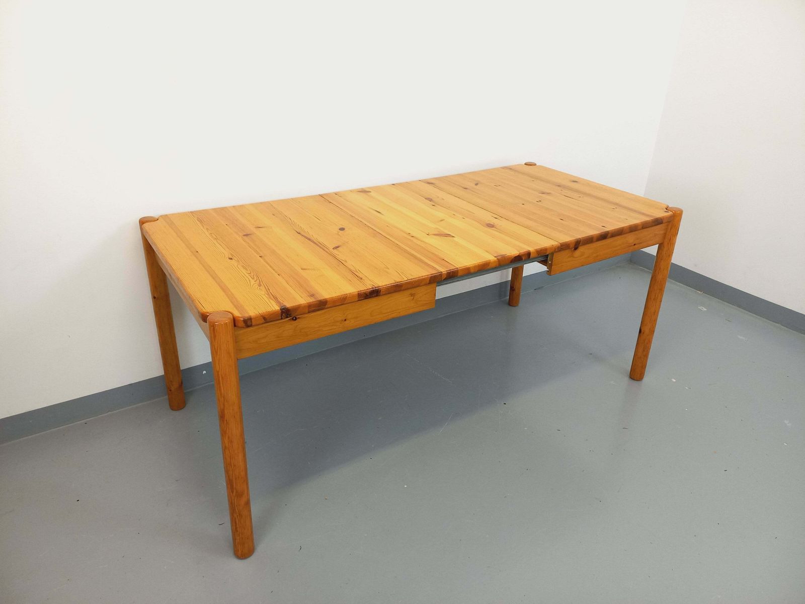 Table rectangulaire en pin, années 1960, vintage photo buy