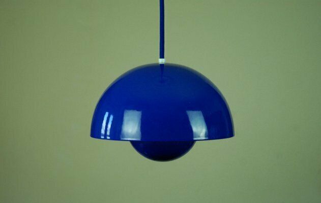 Original Vp1 Flowerpot Pendant Lamp By Verner Panton For Louis Poulsen, 1970s