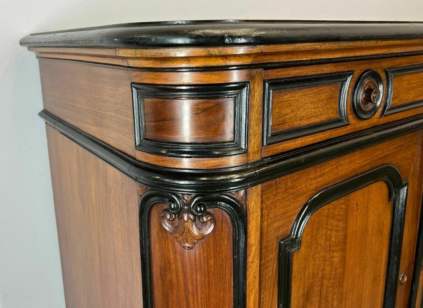 French Antique Mahogany Chest Of Drawers Sideboard photo 599.0