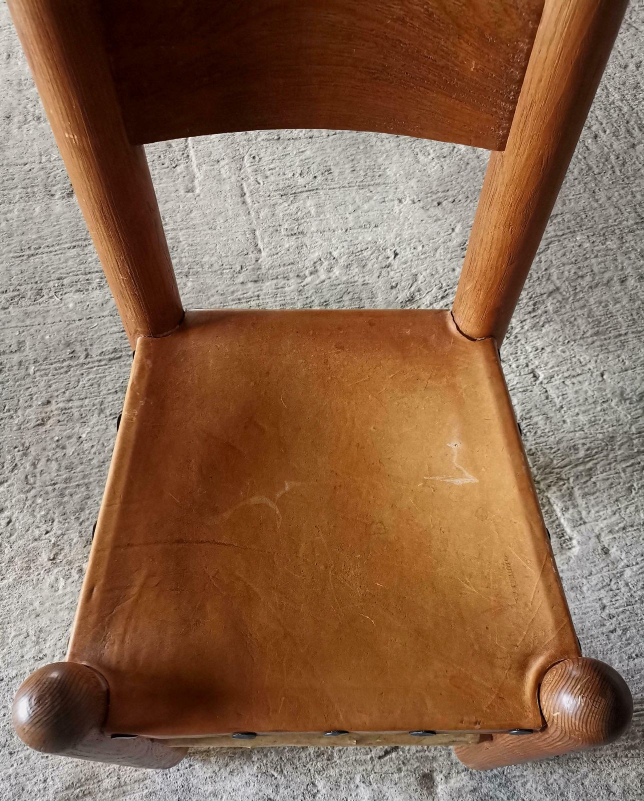 Set Of 4 Brutalist And Sculptural Dining Chairs In The Style Of Charles Dudouyt photo vinterior