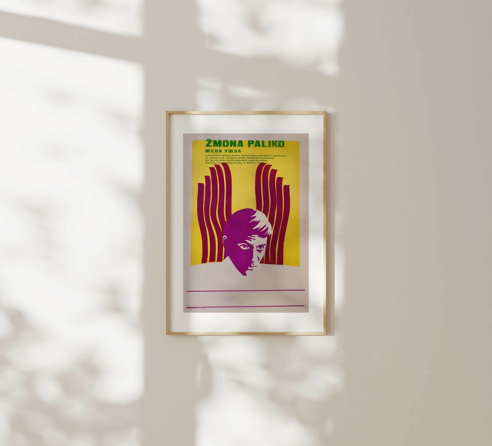 Wifeless   Original Soviet Lithuanian Poster | 1980 photo for sale