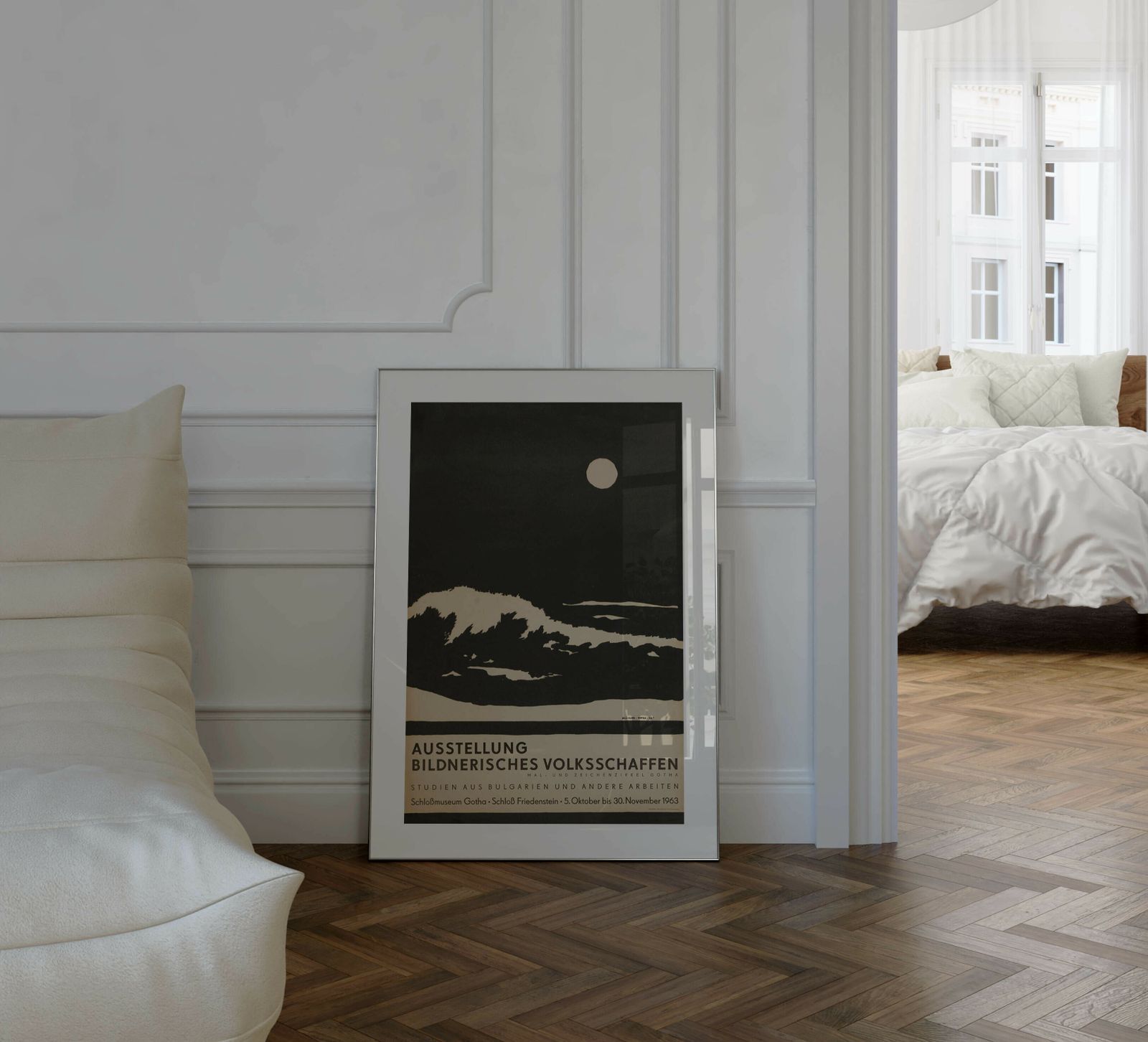 Folk Creation   Original East Germany Poster | 1963 photo furniture