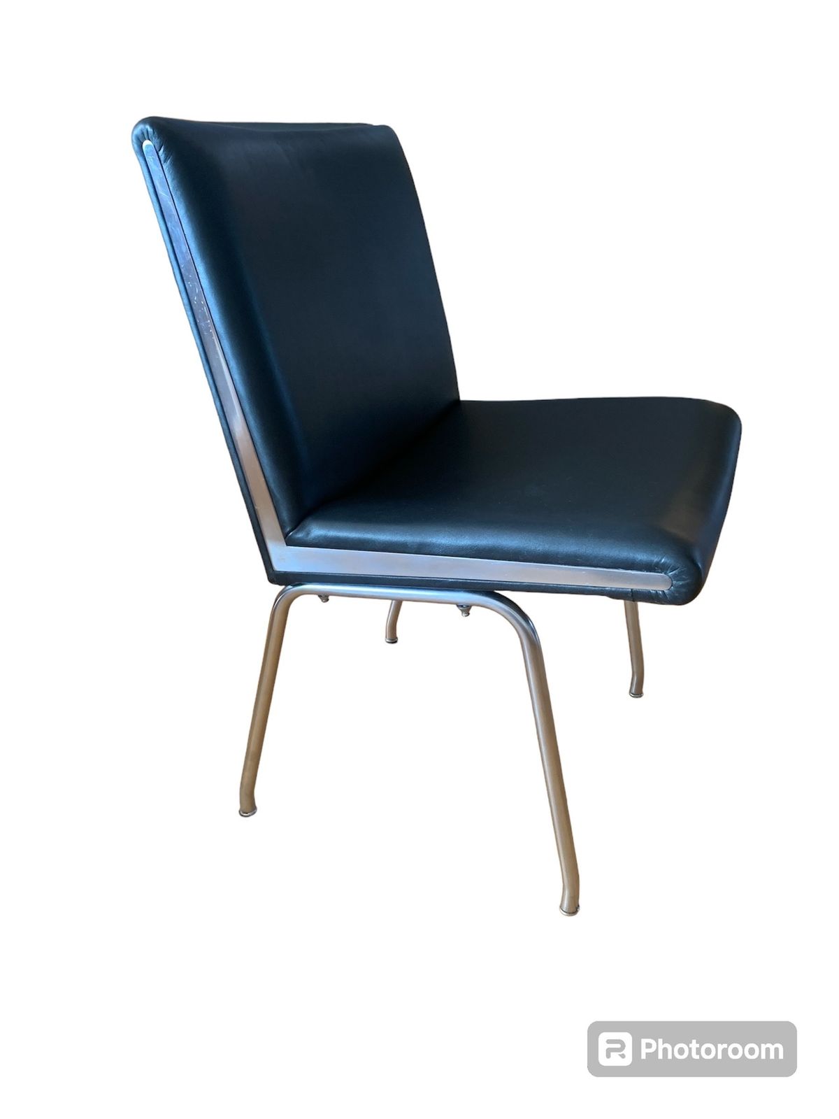Vintage Pair Of Danish Airport Chairs By Hans Wegner photo for sale