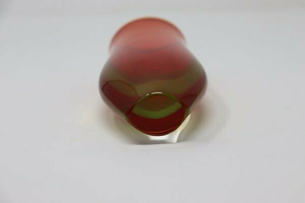 Small Art Glass Vase Attributed To Flavio Poli For Seguso, 1960s photo vinterior