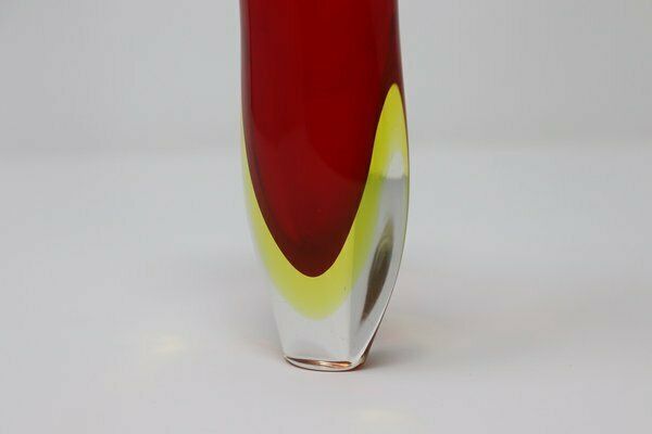 Small Art Glass Vase Attributed To Flavio Poli For Seguso, 1960s photo buy