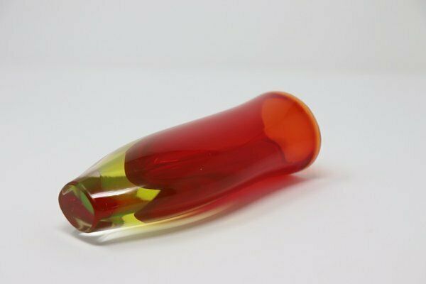 Small Art Glass Vase Attributed To Flavio Poli For Seguso, 1960s photo vintage