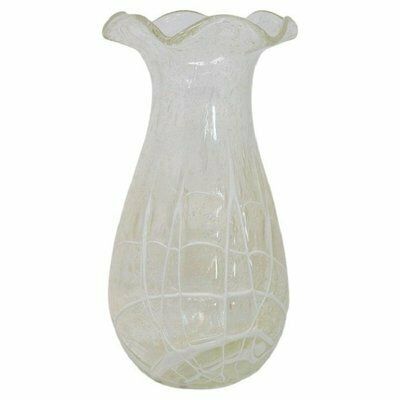 Italian Vase In Transparent Murano Art Glass, 1980s
