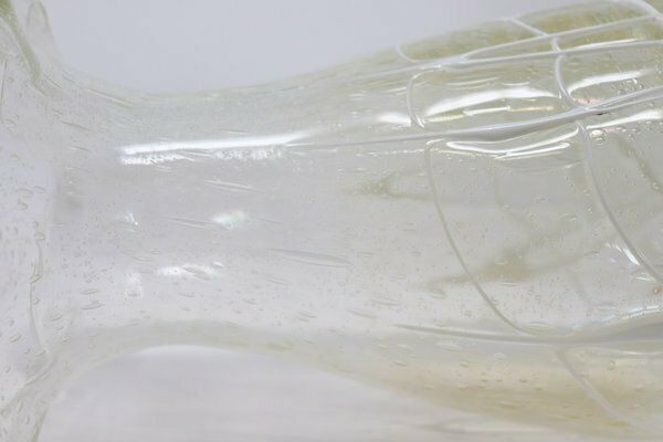Italian Vase In Transparent Murano Art Glass, 1980s photo for sale