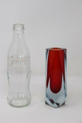 Art Glass Red Vase Attributed To Flavio Poli For A. Mandruzzato, 1960s photo furniture