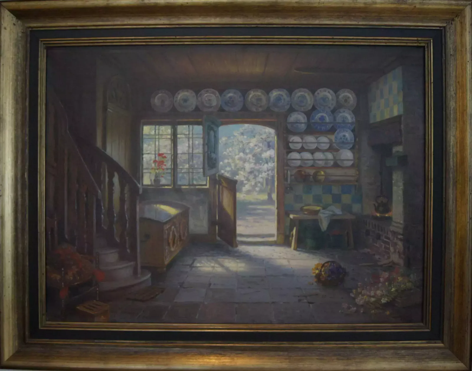 Interior, Johannes Harders (German, 1871 1950) photo for sale