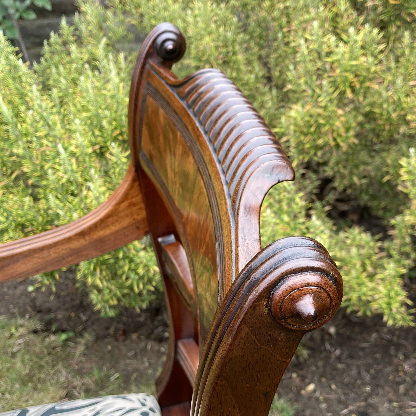 photo for sale George III Mahogany Desk Chair, Circa 1800