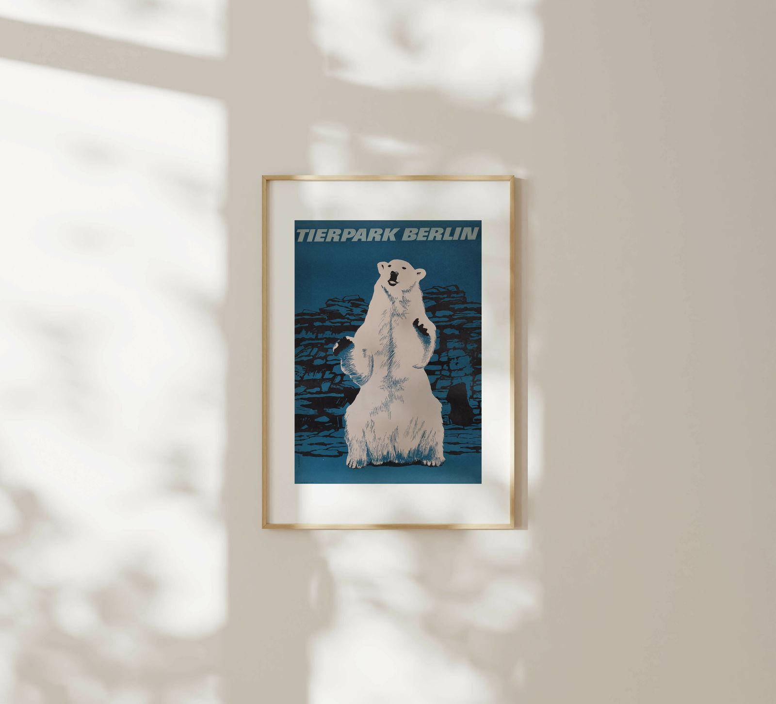 Tierpark Berlin   Original East Germany Poster | 1975 photo for sale