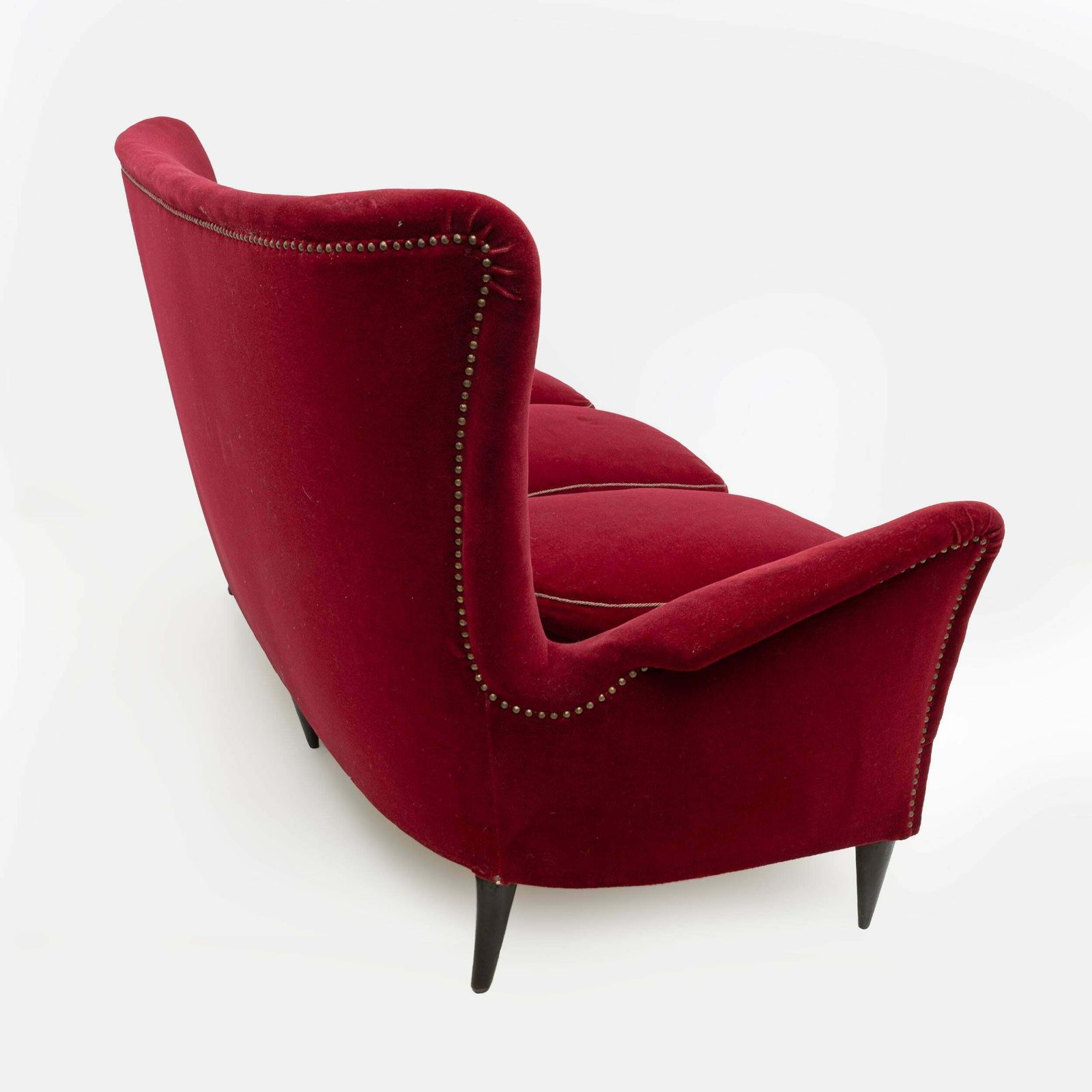 Gio Ponti Art Dèco Italian Sofa From Hotel Bristol Merano, 1950s photo 4134.0