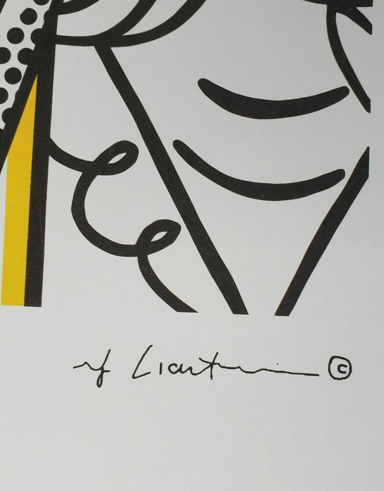 Exquisite Roy Lichtenstein Signed Lithograph – Still Life With Picasso, Plate | Museum Quality Limited Edition photo Art