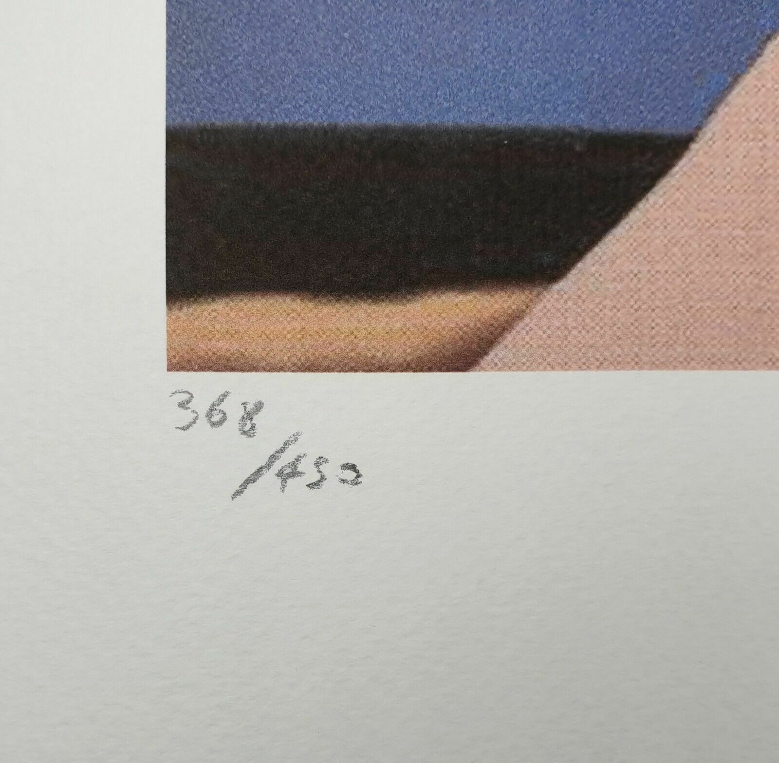 Tom Wesselmann, Bedroom Painting #4, Plate Signed Lithograph photo furniture