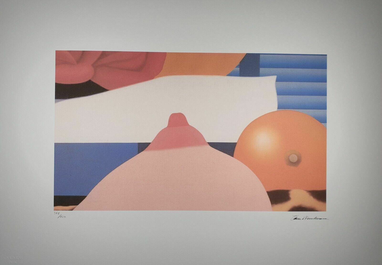 Tom Wesselmann, Bedroom Painting #4, Plate Signed Lithograph photo Art