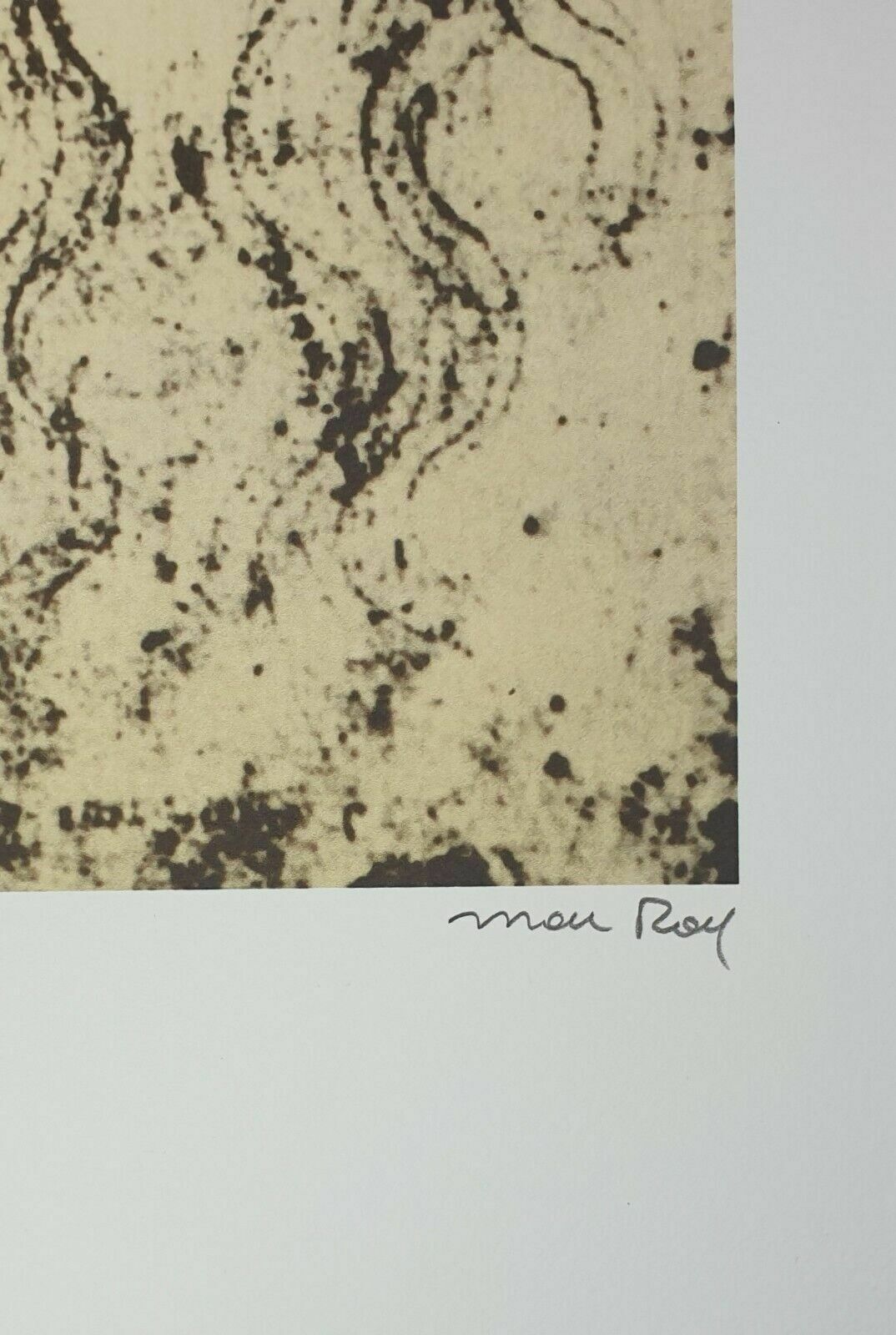 Man Ray, The Father Of Mona Lisa, Hand Signed Lithograph photo for sale
