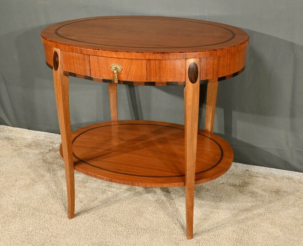Mahogany And Rosewood Gueridon Table, Art Deco – 1930 photo for sale