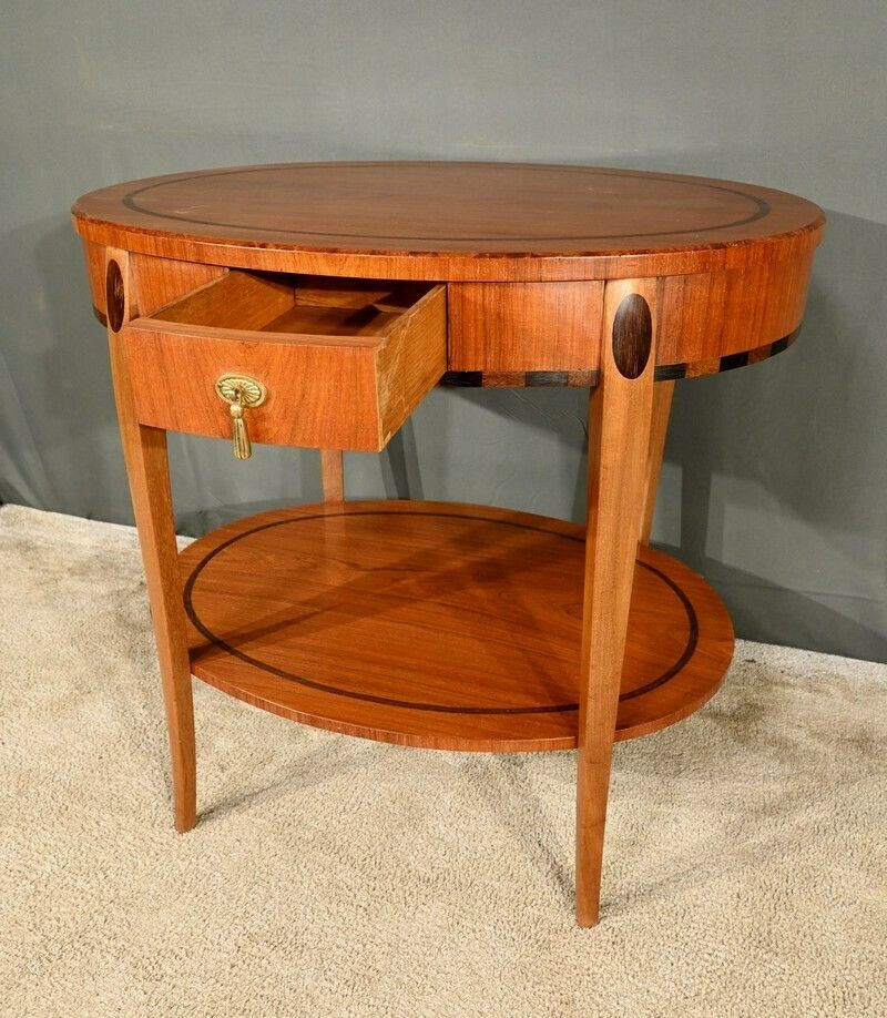 Mahogany And Rosewood Gueridon Table, Art Deco – 1930 photo Furniture
