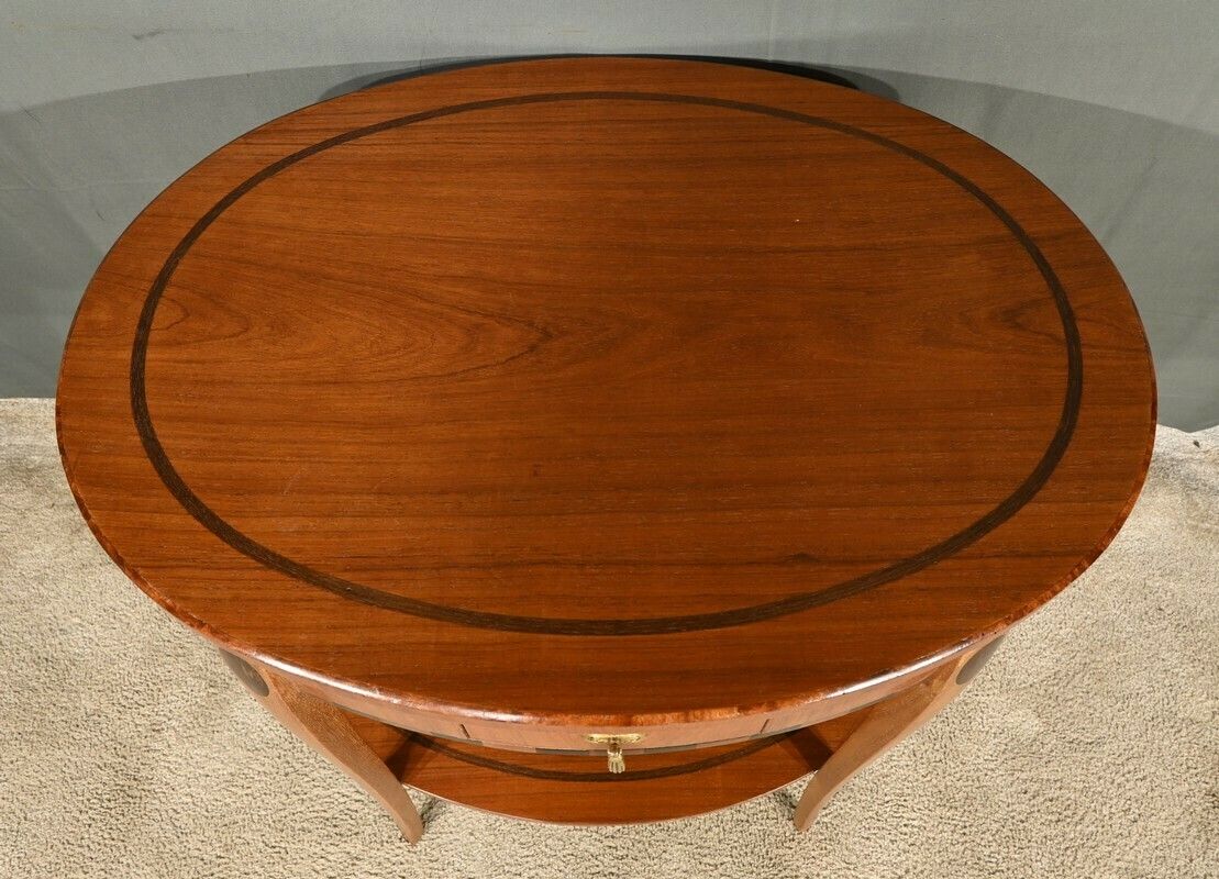 Mahogany And Rosewood Gueridon Table, Art Deco – 1930 photo 1600.0