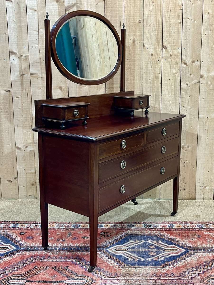 photo for sale English Dressing Table From The 1930s In Mahogany