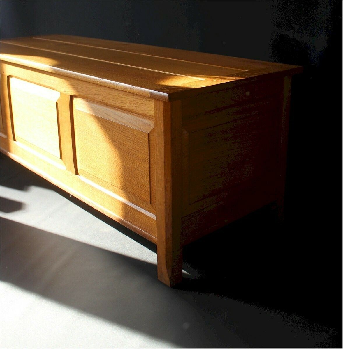 Reynolds Of Ludlow Oak Cotswold School Blanket Box, Heals photo vinterior