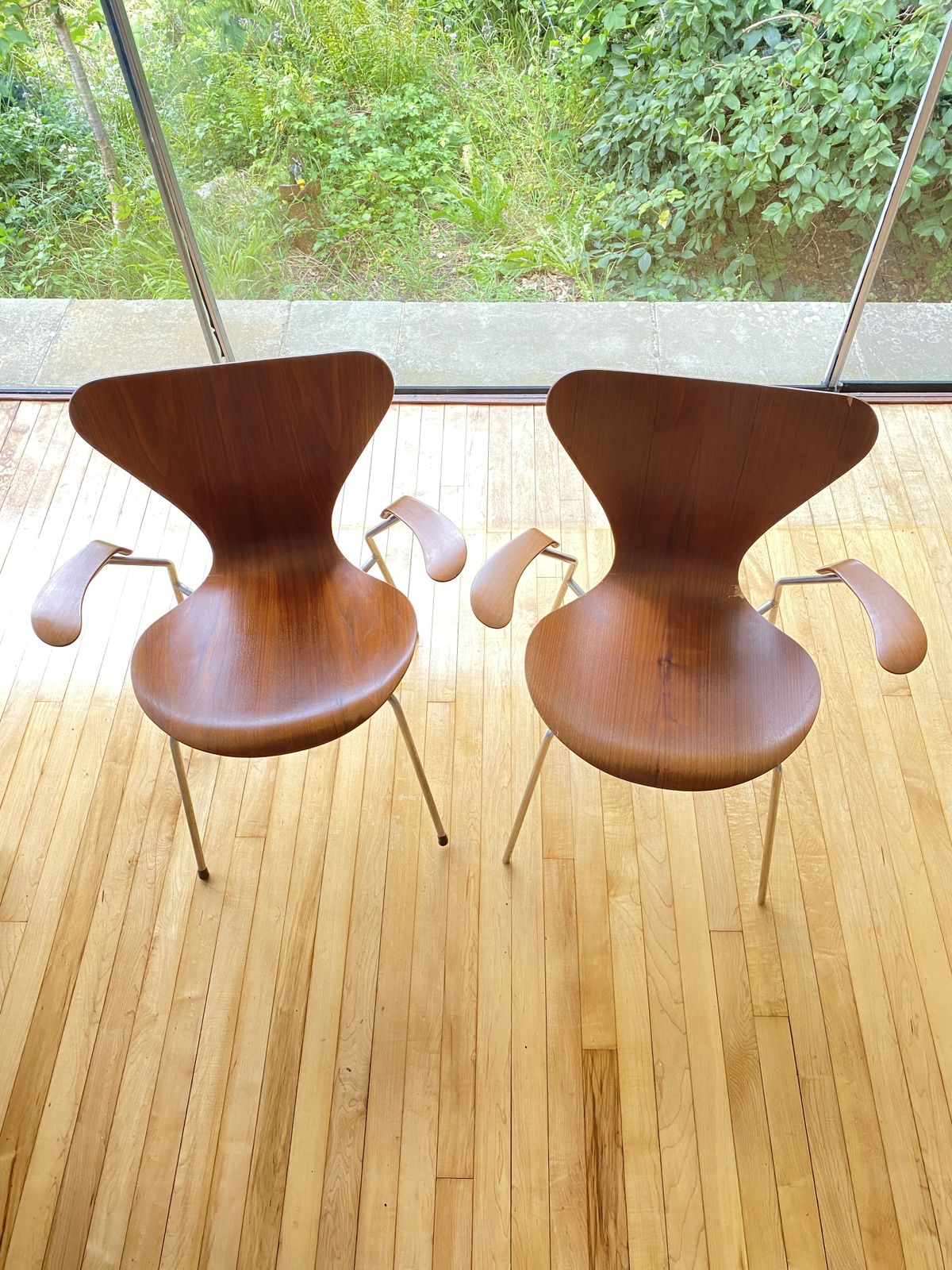 Danish Mid Century Modern Series 3207 Chair Arne Jacobsen For Fritz Hansen photo furniture