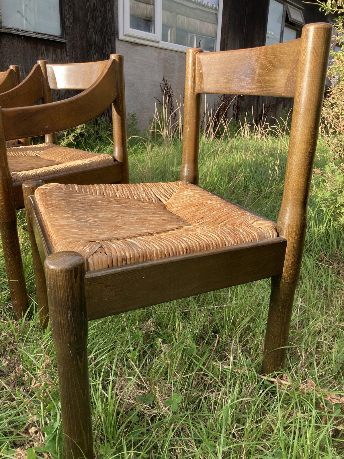 1960s Vico Magistretti Carimate Set Of 4 Dining Chairs photo buy