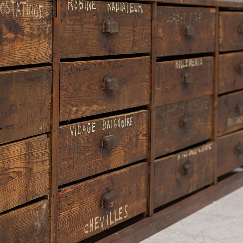 French Factory Drawer, Late 20th Century photo furniture