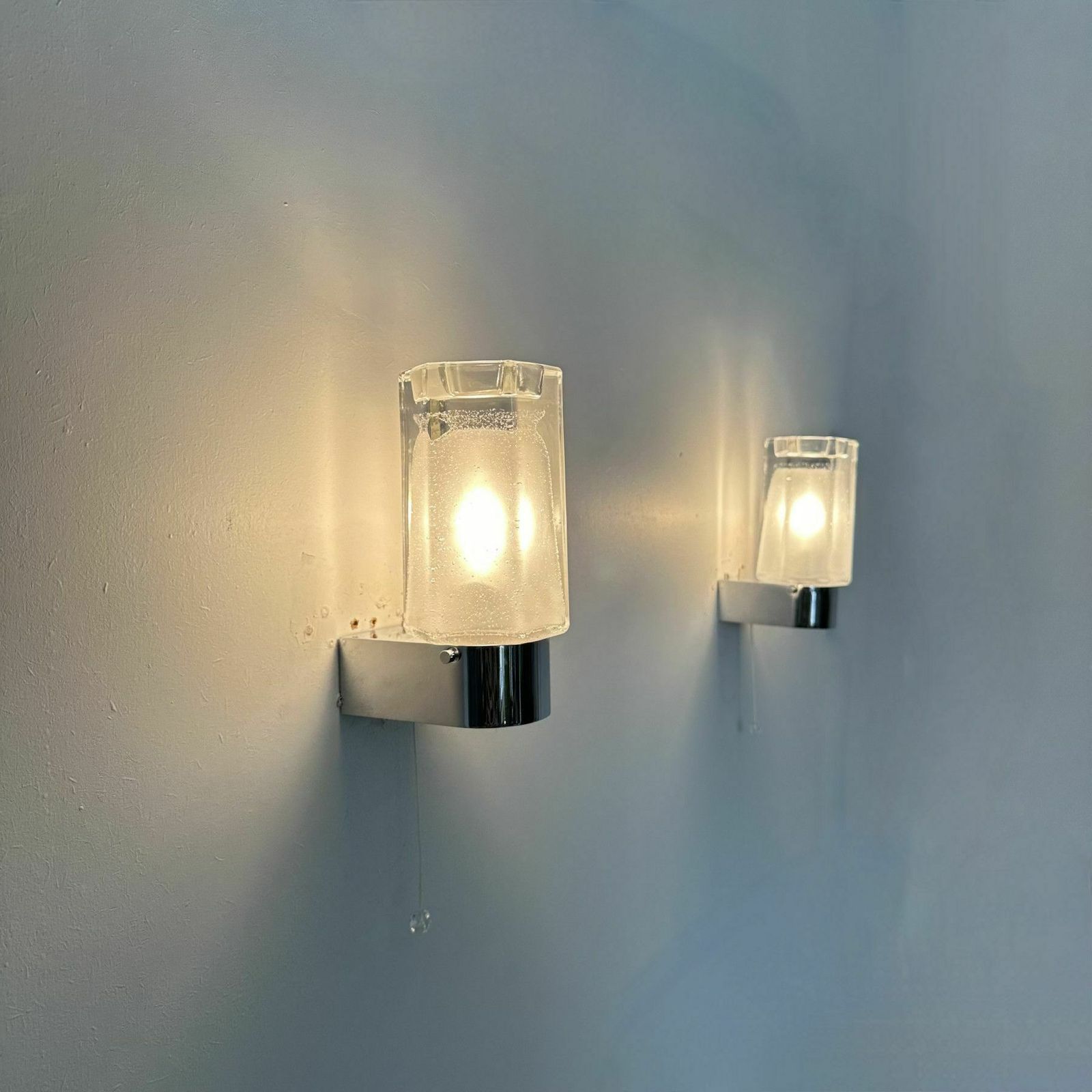 Set Of 2 Limburg Glashütte Wall Lamps Sconce , 1970s photo for sale